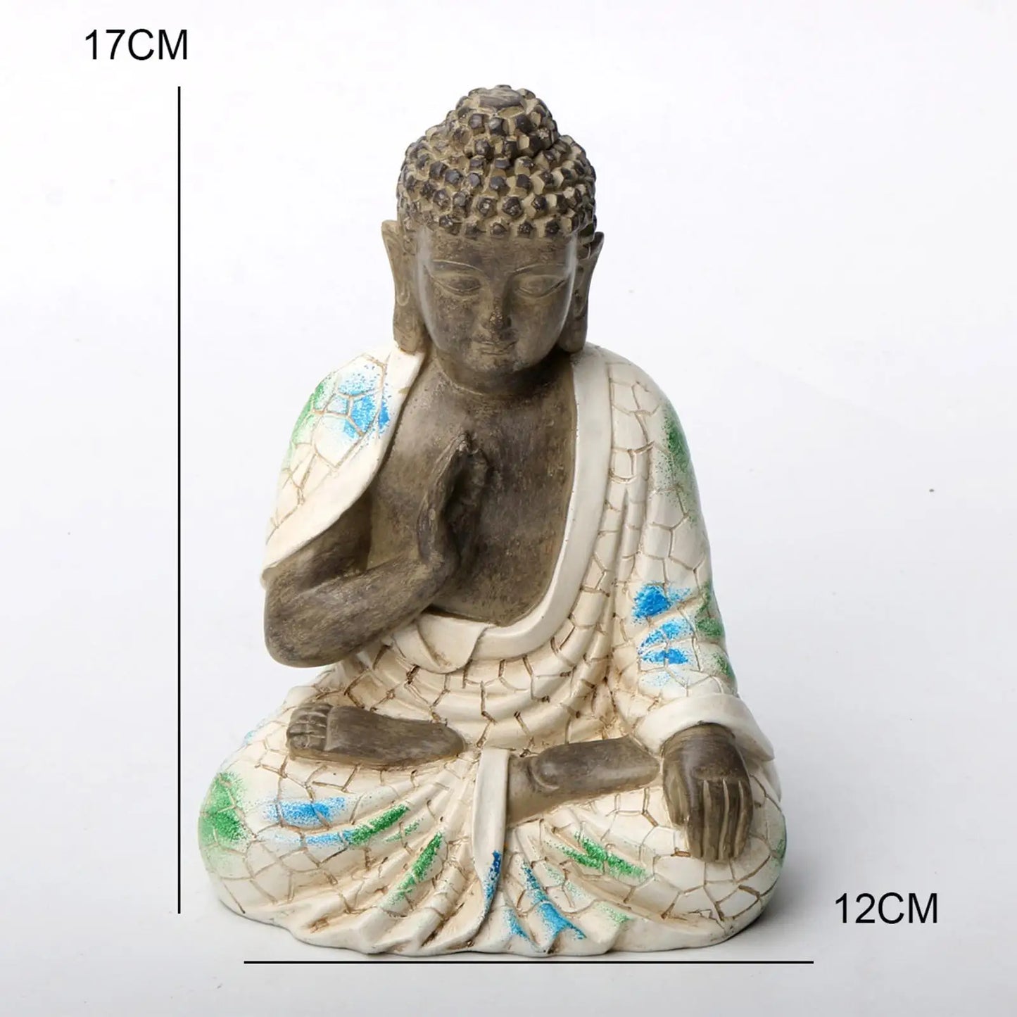Small Buddha Statue – Resin Figurine, Sitting or Sleeping Design, Feng Shui Home & Garden Decor