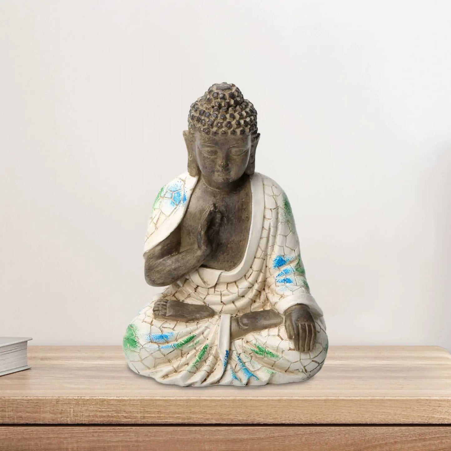 Small Buddha Statue – Resin Figurine, Sitting or Sleeping Design, Feng Shui Home & Garden Decor