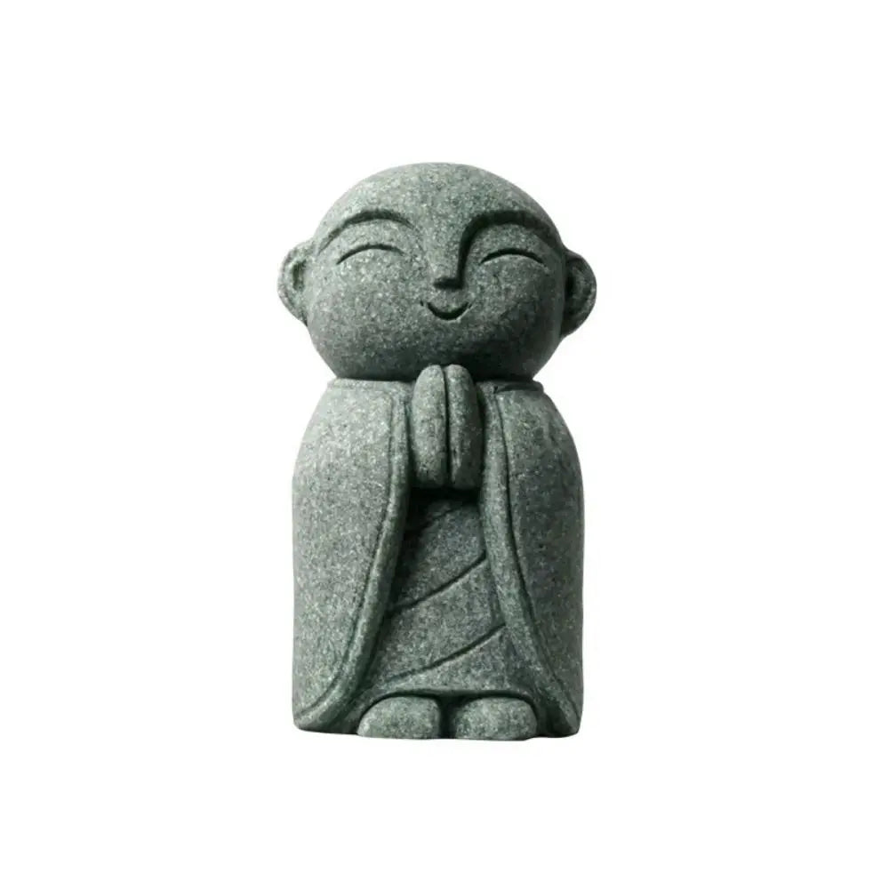 Miniature Buddha Statue – Handmade Little Monk Figurine, Multi-Style Zen Garden & Home Decor Ornament