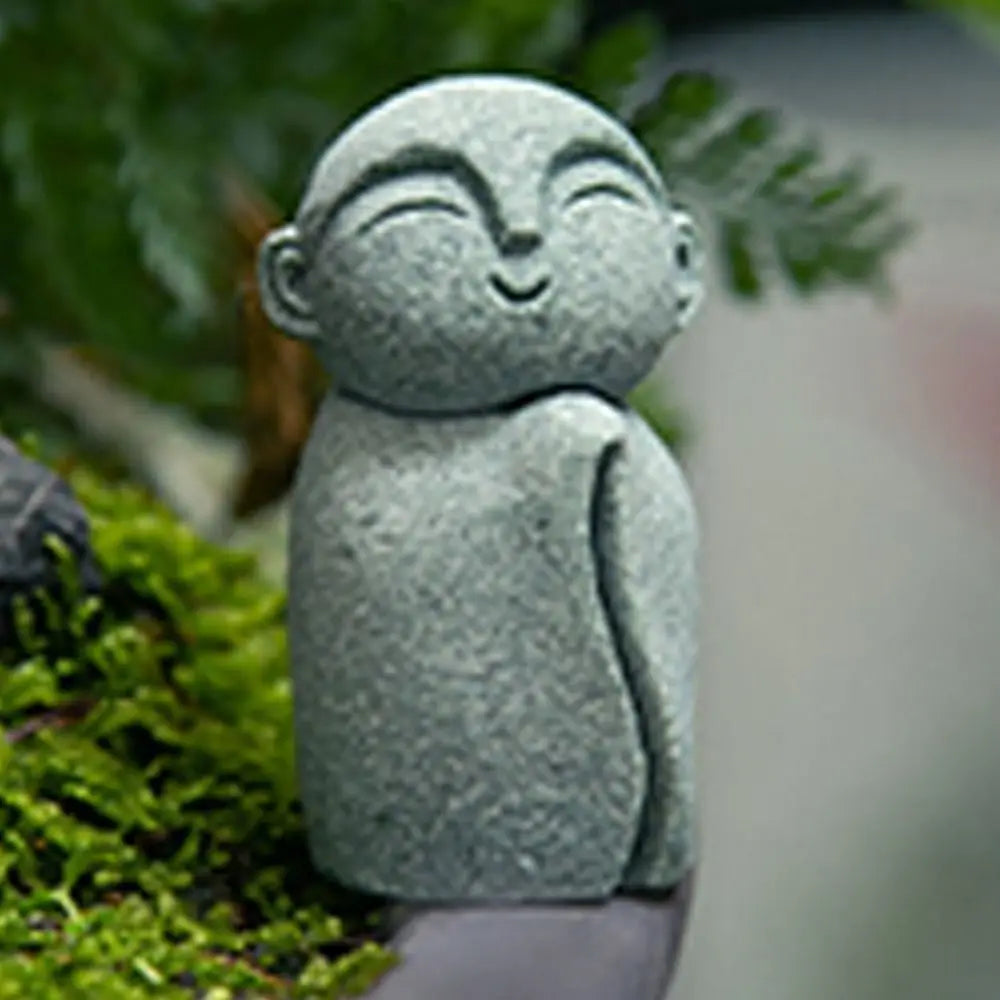 Miniature Buddha Statue – Handmade Little Monk Figurine, Multi-Style Zen Garden & Home Decor Ornament