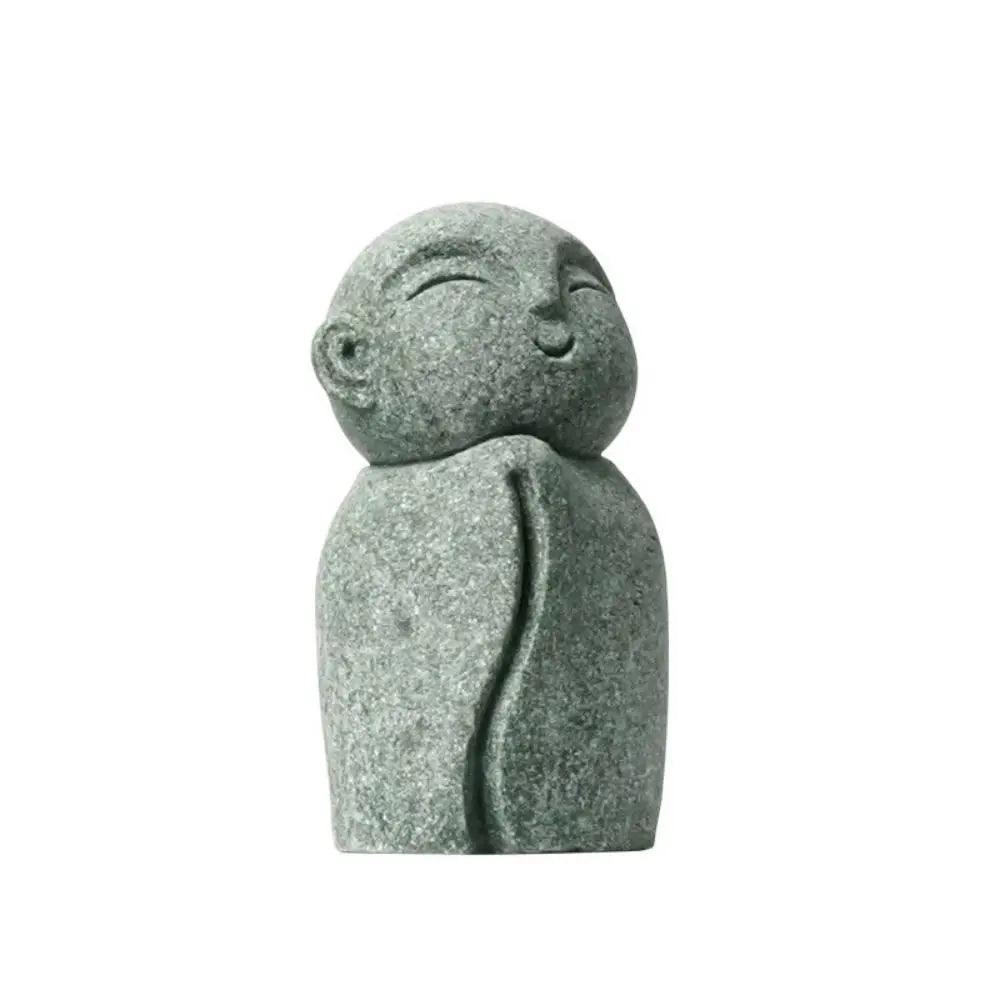Miniature Buddha Statue – Handmade Little Monk Figurine, Durable Zen Garden & Home Ornament