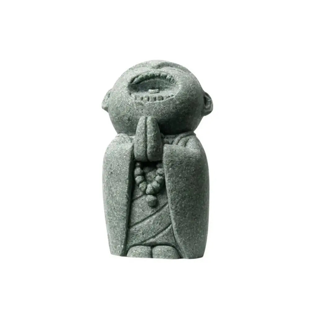 Miniature Buddha Statue – Handmade Little Monk Figurine, Multi-Style Zen Garden & Home Decor Ornament