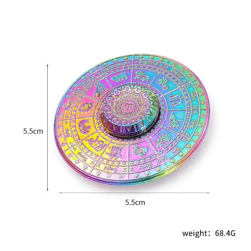 Golden Dharma Wheel – Copper Alloy Spinner with Six-Word Mantra-- OM MANI PADME HUM-- Buddhist Tantra Craft for Meditation & Altar Decor