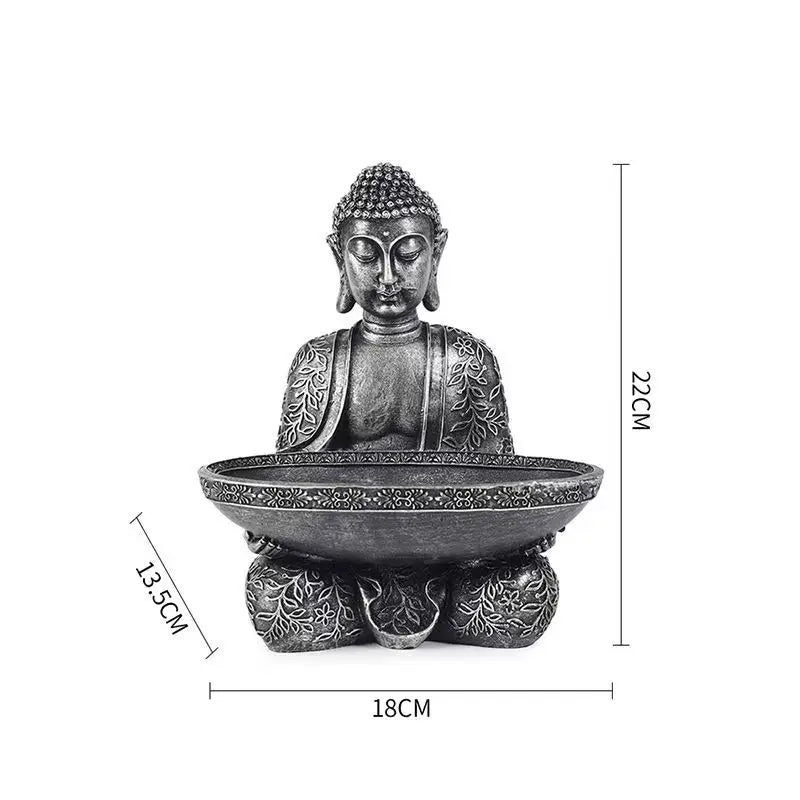 Samantabhadra Bodhisattva Statue – Resin Sculpture of Buddha on Elephant, Symbol of Great Vows & Dharma Practice