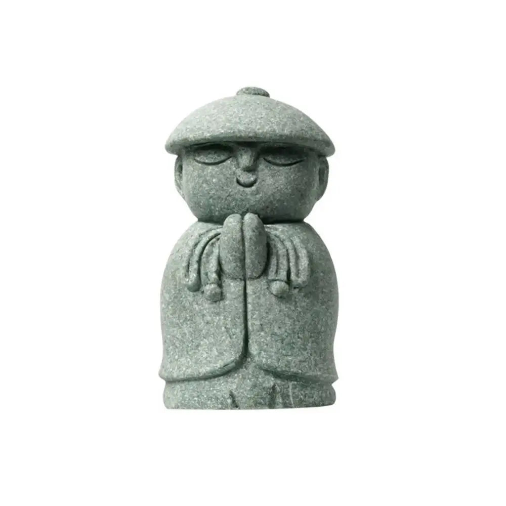 Miniature Buddha Statue – Handmade Little Monk Figurine, Durable Zen Garden & Home Ornament