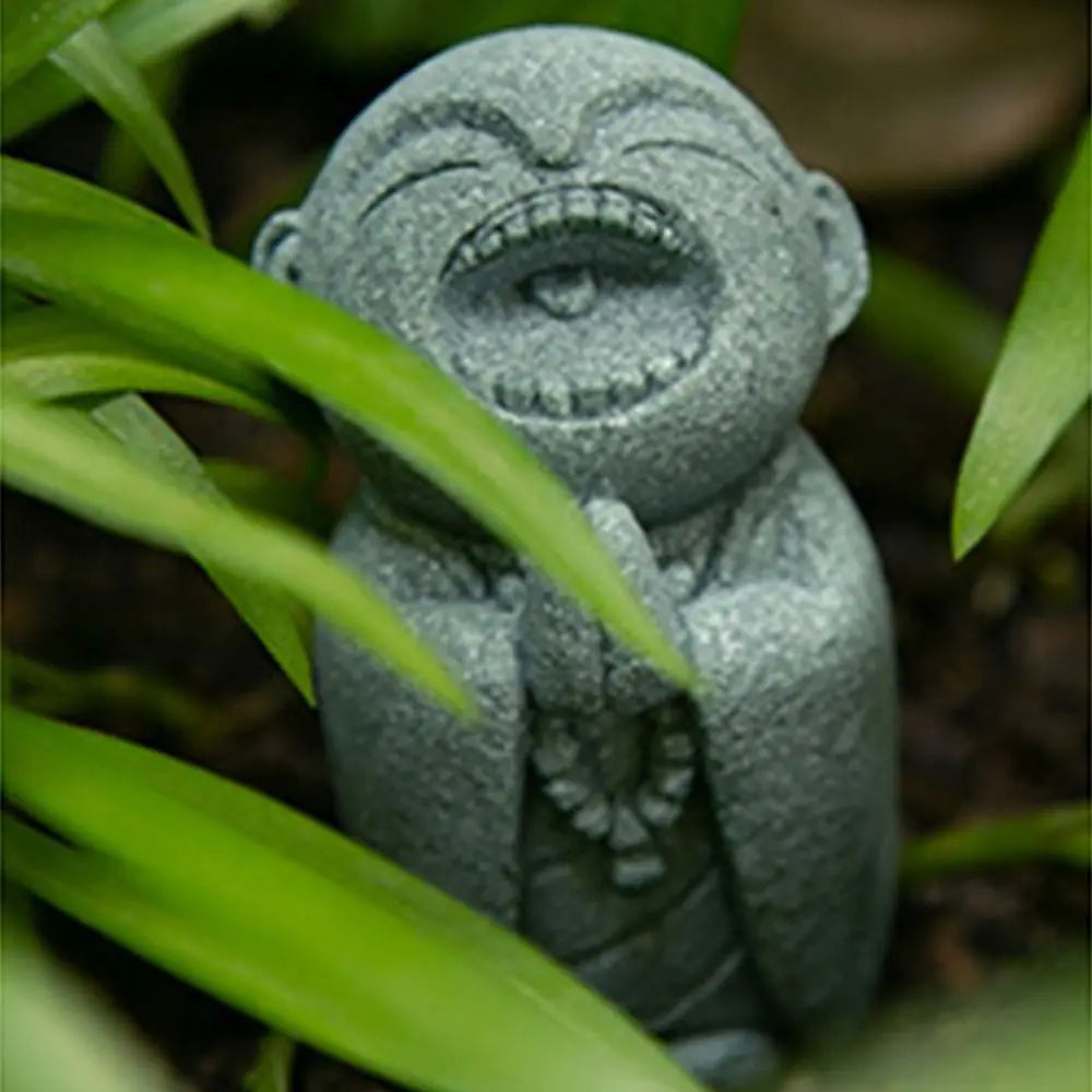 Miniature Buddha Statue – Handmade Little Monk Figurine, Durable Zen Garden & Home Ornament