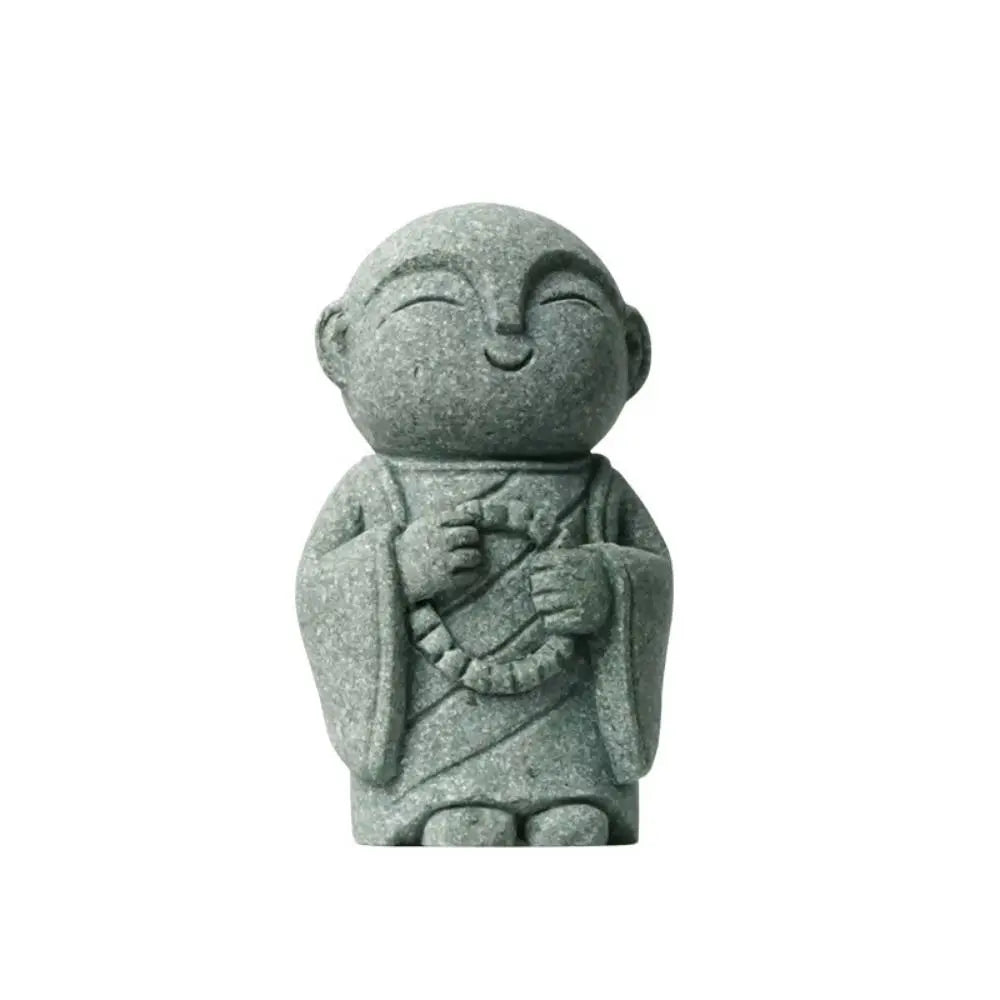 Miniature Buddha Statue – Handmade Little Monk Figurine, Durable Zen Garden & Home Ornament