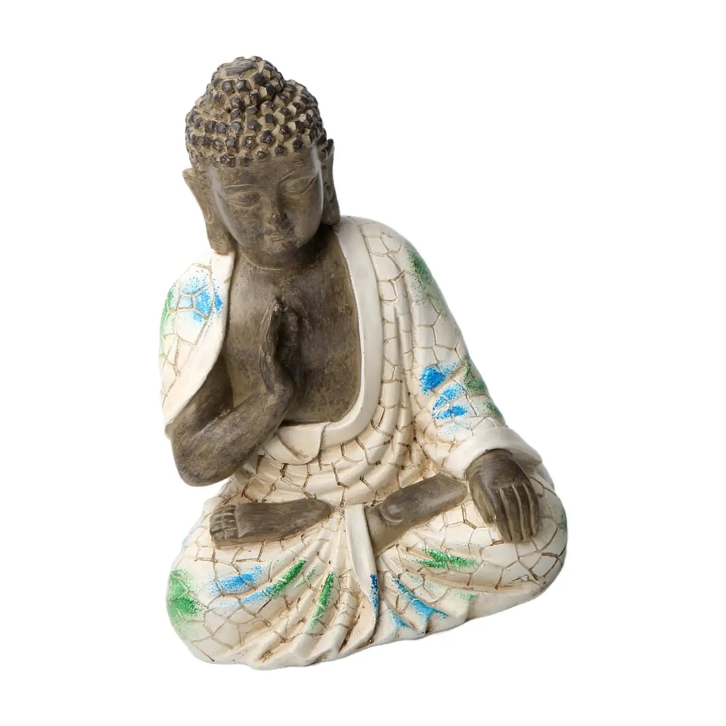 Small Buddha Statue – Resin Figurine, Sitting or Sleeping Design, Feng Shui Home & Garden Decor